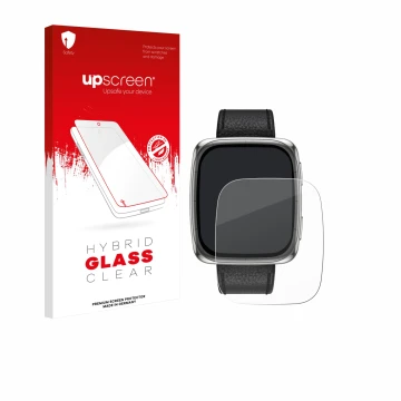 Front side of a product packaging with the brand logo upscreen. Next to it is the device Amazfit Active 2 (rectangular) shown 