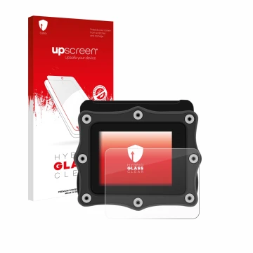 Front side of a product packaging with the brand logo upscreen. Next to it is the device Shearwater Perdix 2 shown with the co