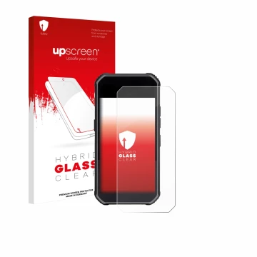 Front side of a product packaging with the brand logo upscreen. Next to it is the device SkyCaddie Pro 5X shown with the corre