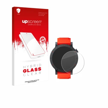 Front side of a product packaging with the brand logo upscreen. Next to it is the device Nothing CMF Watch 3 Pro shown with th