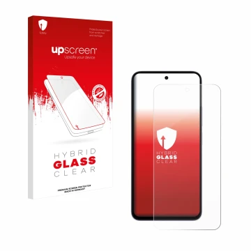 Front side of a product packaging with the brand logo upscreen. Next to it is the device Xiaomi Redmi 15 shown with the corres