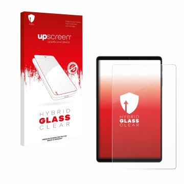 Front side of a product packaging with the brand logo upscreen. Next to it is the device Alldocube iPlay 70 mini Ultra shown w