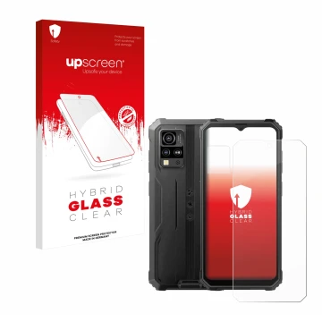 Front side of a product packaging with the brand logo upscreen. Next to it is the device Blackview BV4800 SE (Front+Camera) sh