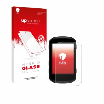 Front side of a product packaging with the brand logo upscreen. Next to it is the device Garmin Edge 550 shown with the corres