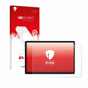 Front side of a product packaging with the brand logo upscreen. Next to it is the device Pixpeak L211-EEA 14.1