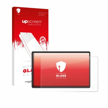 Front side of a product packaging with the brand logo upscreen. Next to it is the device ZIOVO Z118 10.1