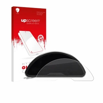 Front side of a product packaging with the brand logo upscreen. Next to it is the device motogadget motoscope pro shown with t