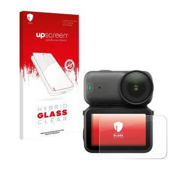Front side of a product packaging with the brand logo upscreen. Next to it is the device DJI Osmo Nano shown with the correspo
