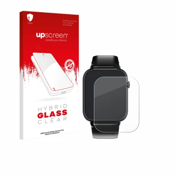 Front side of a product packaging with the brand logo upscreen. Next to it is the device Oukitel V3 1.83