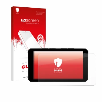 Front side of a product packaging with the brand logo upscreen. Next to it is the device Chigee AIO-6 LTE 4G shown with the co