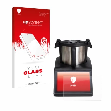 Front side of a product packaging with the brand logo upscreen. Next to it is the device Ufesa TotalChef RK10 shown with the c