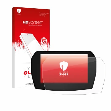 Front side of a product packaging with the brand logo upscreen. Next to it is the device Ducati Streetfighter V2 2025 shown wi