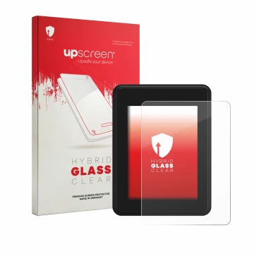 Front side of a product packaging with the brand logo upscreen. Next to it is the device Neodrives simplyDisplay shown with th