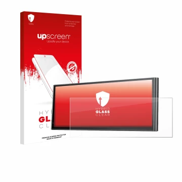 Front side of a product packaging with the brand logo upscreen. Next to it is the device Krunia 9.26