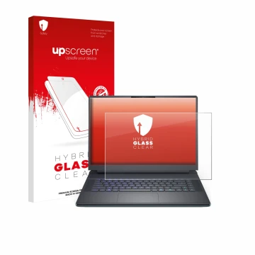 Front side of a product packaging with the brand logo upscreen. Next to it is the device Dell Alienware 16 Area-51 shown with 