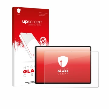 Front side of a product packaging with the brand logo upscreen. Next to it is the device Huawei MatePad Pro 12.2