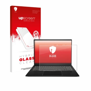 Front side of a product packaging with the brand logo upscreen. Next to it is the device MSI Summit A16 AI+ shown with the cor