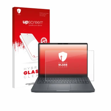 Front side of a product packaging with the brand logo upscreen. Next to it is the device Dell Pro Max 16 Plus shown with the c