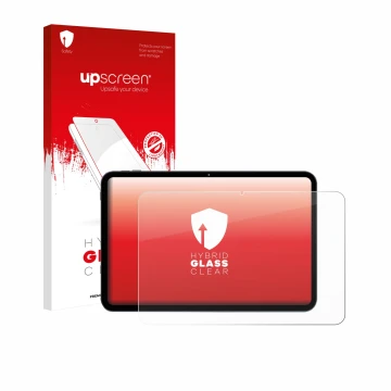 Front side of a product packaging with the brand logo upscreen. Next to it is the device VekfulPC T60 Pro 13.4