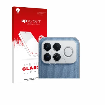 Front side of a product packaging with the brand logo upscreen. Next to it is the device Xiaomi Poco F8 Ultra (ONLY Camera Len