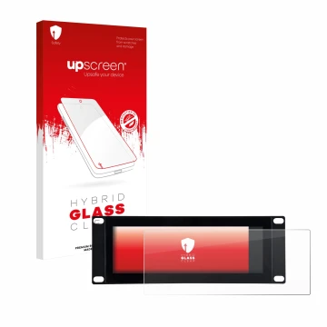 Front side of a product packaging with the brand logo upscreen. Next to it is the device GeeekPi DP-0059 7.84