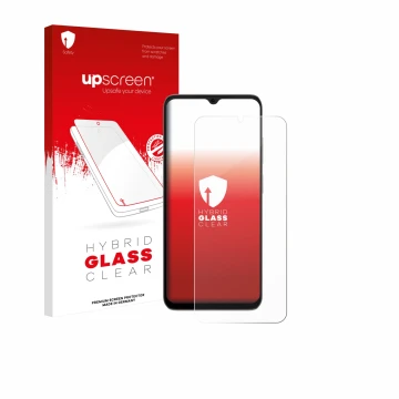 Front side of a product packaging with the brand logo upscreen. Next to it is the device Doogee Note 56X Pro shown with the co
