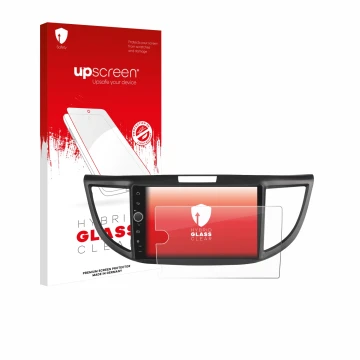 Front side of a product packaging with the brand logo upscreen. Next to it is the device Joying Car Radio 9