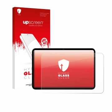 Front side of a product packaging with the brand logo upscreen. Next to it is the device Blackview Oscal Pad 200 shown with th