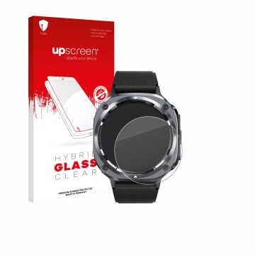 Front side of a product packaging with the brand logo upscreen. Next to it is the device TIMU S90 1.45