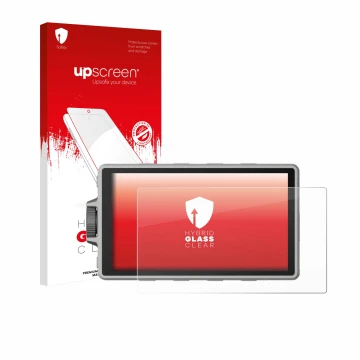 Front side of a product packaging with the brand logo upscreen. Next to it is the device DJI Ronin 4D shown with the correspon