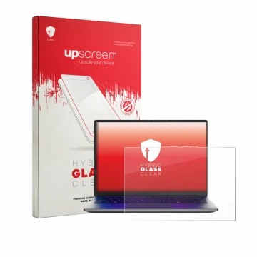 Front side of a product packaging with the brand logo upscreen. Next to it is the device MEDION Avantum 14 E1e shown with the 