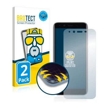 Front side of a product packaging with the brand logo BROTECT. Next to it is the device Emporia Smart 3 mini shown with the co
