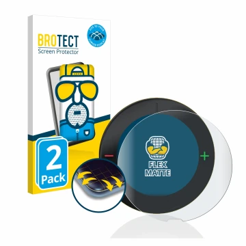 Front side of a product packaging with the brand logo BROTECT. Next to it is the device Beeline Velo 2 shown with the correspo
