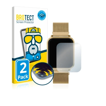 Front side of a product packaging with the brand logo BROTECT. Next to it is the device Reflex Active Series 6 shown with the 