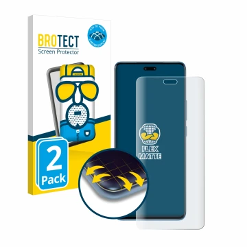 Front side of a product packaging with the brand logo BROTECT. Next to it is the device Xiaomi 13 Lite shown with the correspo