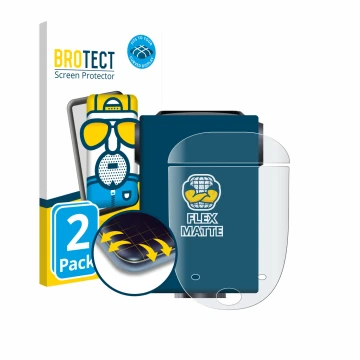 Front side of a product packaging with the brand logo BROTECT. Next to it is the device Urtopia Carbon 1 shown with the corres