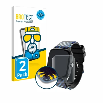 Front side of a product packaging with the brand logo BROTECT. Next to it is the device Lamax BCool 1.4