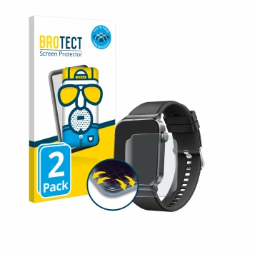 Front side of a product packaging with the brand logo BROTECT. Next to it is the device Donerton T50S shown with the correspon