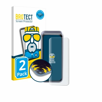 Front side of a product packaging with the brand logo BROTECT. Next to it is the device Anker Prime 20000 shown with the corre