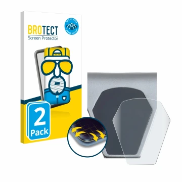 Front side of a product packaging with the brand logo BROTECT. Next to it is the device Epowerfun ePF-PULSE 960 shown with the