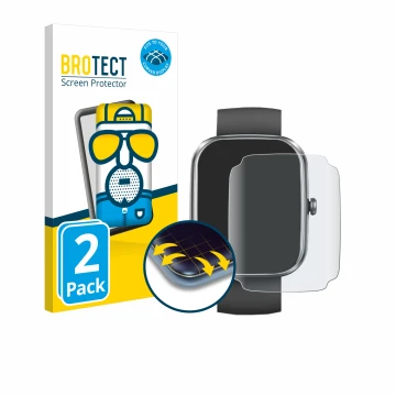 Front side of a product packaging with the brand logo BROTECT. Next to it is the device Matast T60 1.91