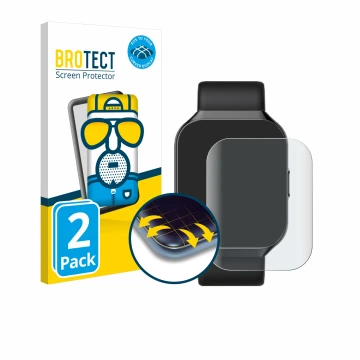 Front side of a product packaging with the brand logo BROTECT. Next to it is the device HOIFA P98 1.96