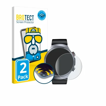 Front side of a product packaging with the brand logo BROTECT. Next to it is the device Knauermann Pro 3 Plus 2025 shown with 
