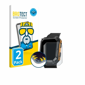 Front side of a product packaging with the brand logo BROTECT. Next to it is the device Stahlgear Thor shown with the correspo