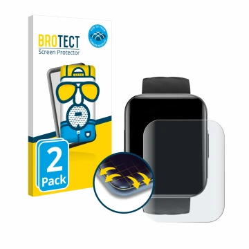 Front side of a product packaging with the brand logo BROTECT. Next to it is the device Dakofied D1 shown with the correspondi
