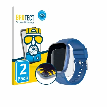 Front side of a product packaging with the brand logo BROTECT. Next to it is the device CATGIFF S60K shown with the correspond