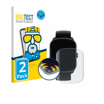 Front side of a product packaging with the brand logo BROTECT. Next to it is the device STECEi S68 1.95