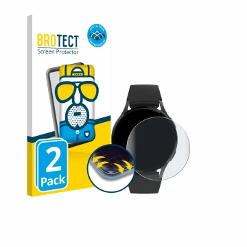 Front side of a product packaging with the brand logo BROTECT. Next to it is the device Levowatch EDGY shown with the correspo