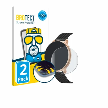 Front side of a product packaging with the brand logo BROTECT. Next to it is the device Sanorum G58 1.27