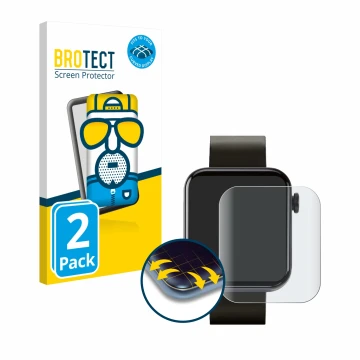 Front side of a product packaging with the brand logo BROTECT. Next to it is the device Kendox Life Tracker shown with the cor